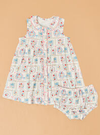 Finley Floral Patchwork Smocked Dress - AS Kids