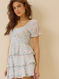 Carsynn Floral Mini Dress Detail 3 - ALTAR'D STATE KIDS