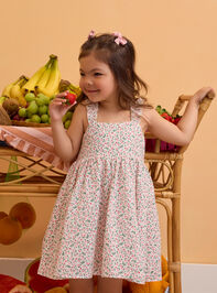 Luna Floral Dress Detail 5 - AS Kids