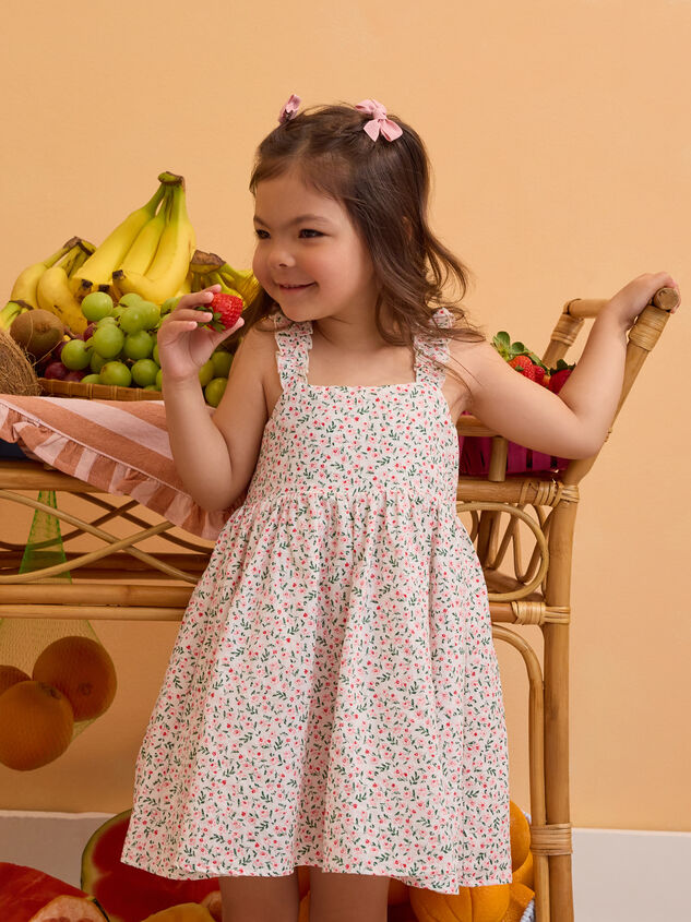 Luna Floral Dress Detail 5 - AS Kids