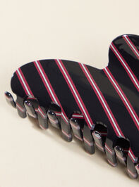 Navy Red Claw Clip Detail 2 - ALTAR'D STATE KIDS