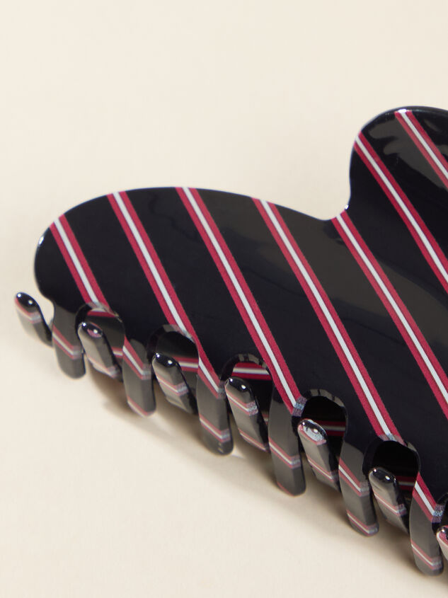 Navy Red Claw Clip Detail 2 - ALTAR'D STATE KIDS