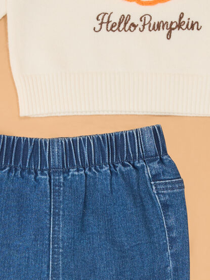 Hello Pumpkin Sweater & Jeans - AS Kids
