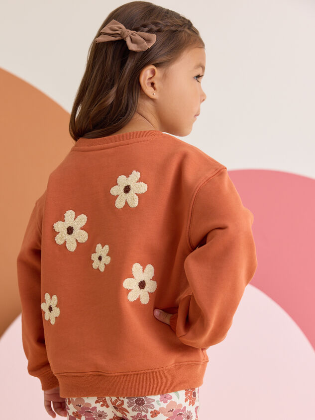 Wild Child Graphic Sweatshirt Detail 2 - AS Kids