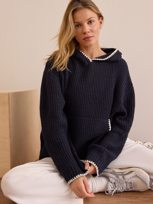 Weekend Wander Knit Hoodie Detail 6 - AS Kids