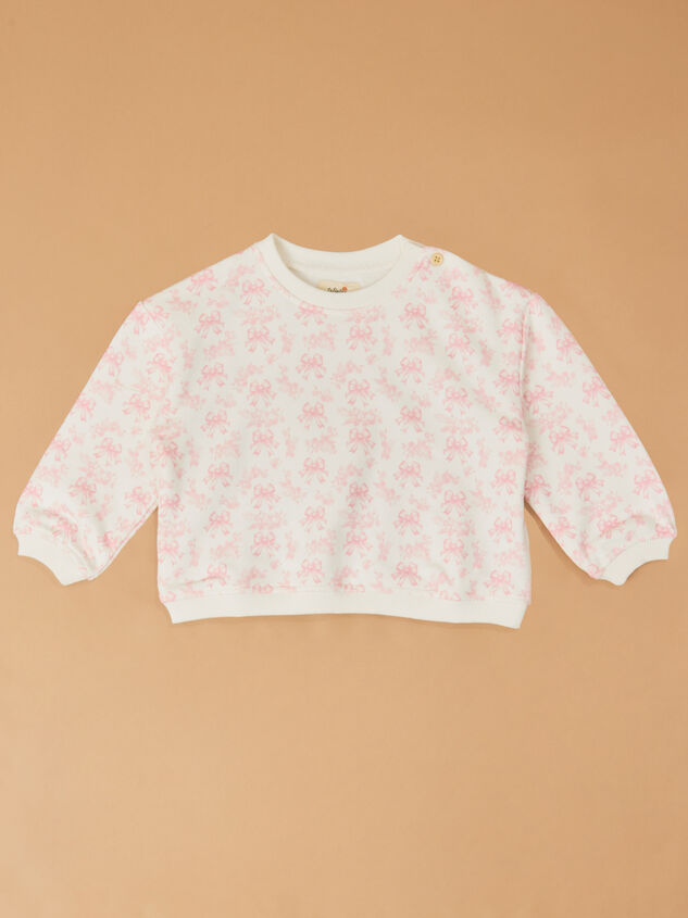 Ava Bow Toile Pullover - ALTAR'D STATE KIDS