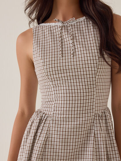 Madelynne Plaid Romper - AS Kids