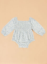 Nora Floral Bubble Romper Detail 2 - ALTAR'D STATE KIDS