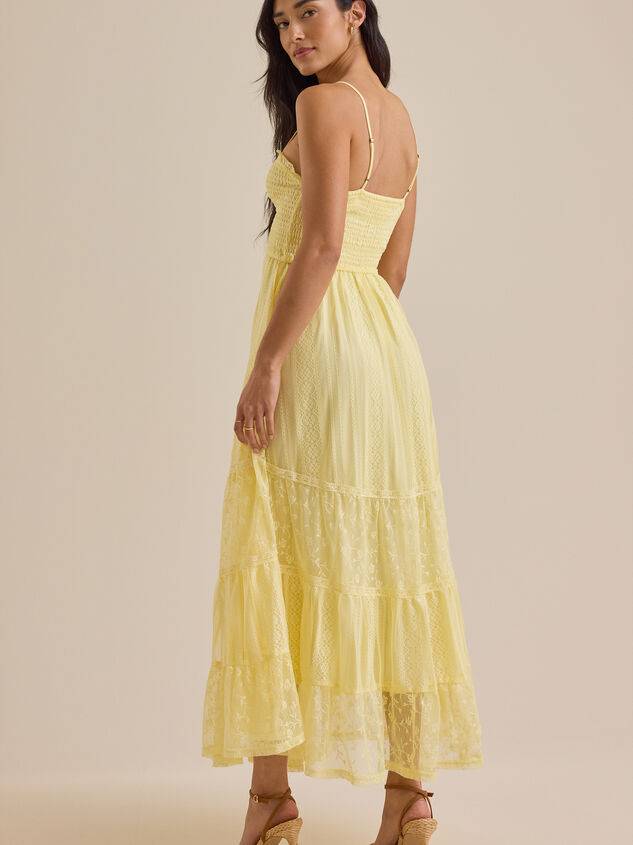 Tami Lace Tiered Maxi Dress Detail 5 - ALTAR'D STATE KIDS