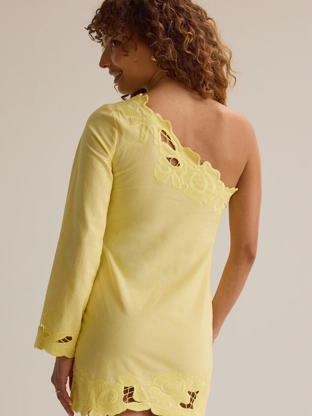 Layne One Shoulder Mini Dress Detail 4 - AS Kids