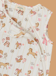 Pink Cowgirl Sleep Bag Detail 2 - ALTAR'D STATE KIDS