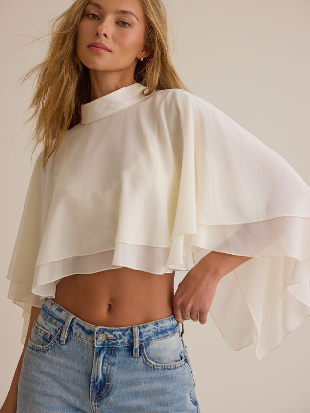 Alina Tie Neck Cape Detail 4 - ALTAR'D STATE KIDS