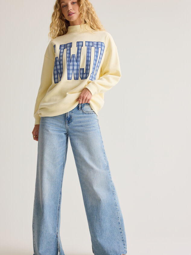WWJD Plaid Mockneck - AS Kids