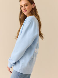 Make Heaven Crowded Graphic Sweatshirt Detail 5 - ALTAR'D STATE KIDS