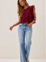 Kiki Short Sleeve Crochet Shirt Detail 3 - AS Kids