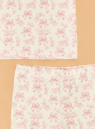 Bonnie Bows Toile Lounge Set Detail 2 - ALTAR'D STATE KIDS