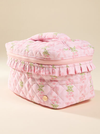 Oh So Fancy Pink Quilted Cosmetic Bag - ALTAR'D STATE KIDS