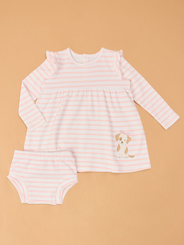 Polly Puppy Striped Dress - AS Kids