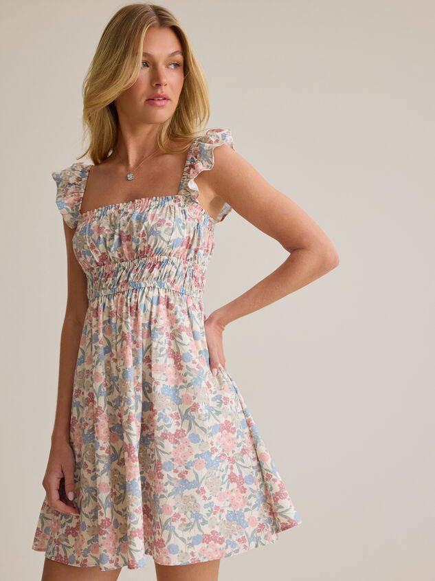 Evie Floral Mama Dress Detail 2 - AS Kids