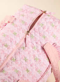 Oh So Fancy Quilted Weekender Bag Detail 3 - ALTAR'D STATE KIDS