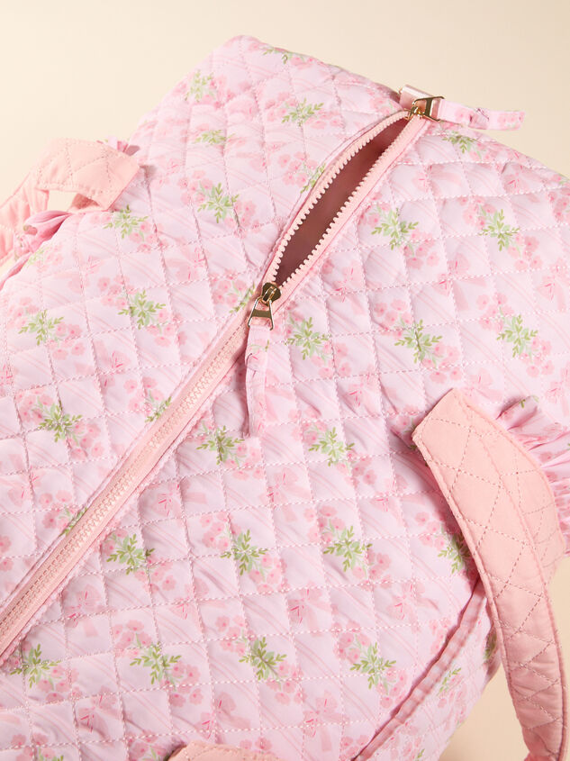 Oh So Fancy Quilted Weekender Bag Detail 3 - ALTAR'D STATE KIDS