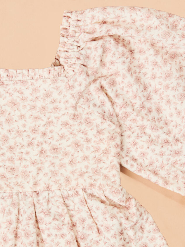 Nora Floral Toddler Dress Detail 2 - ALTAR'D STATE KIDS