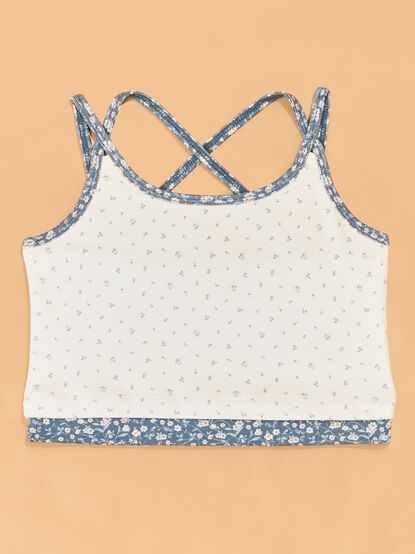 Addy Floral Double Layer Tank - AS Kids