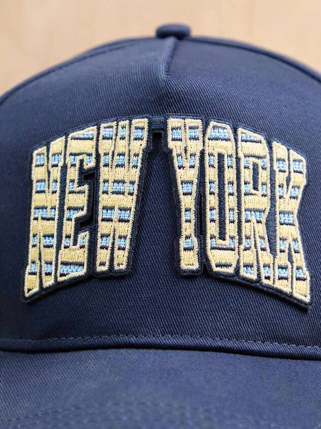 New York Stripe Trucker Detail 2 - AS Kids