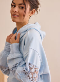 Rhythm Bloom Lace Sleeve Hoodie Detail 2 - ALTAR'D STATE KIDS