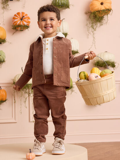 Beau Fur Corduroy Jacket - AS Kids