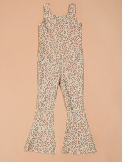 Lilah Leopard Flare Jumpsuit - ALTAR'D STATE KIDS