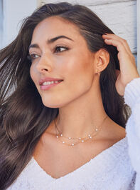 18k Gold Pearl Charm Necklace - ALTAR'D STATE KIDS