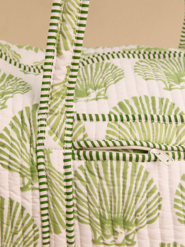 Sea Grove Quilted Duffel Bag Detail 2 - ALTAR'D STATE KIDS