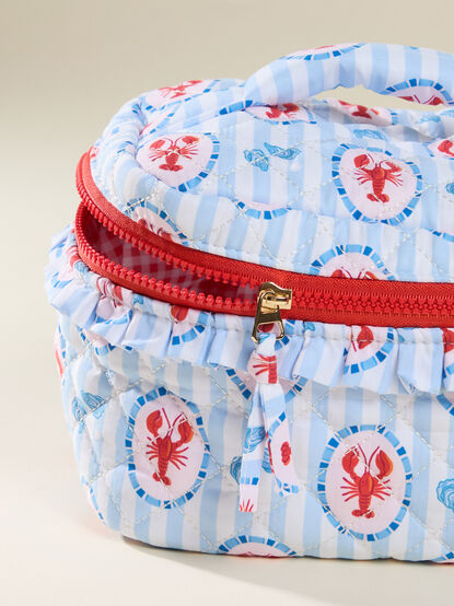 Seaside Lobster Quilted Cosmetic Bag - ALTAR'D STATE KIDS