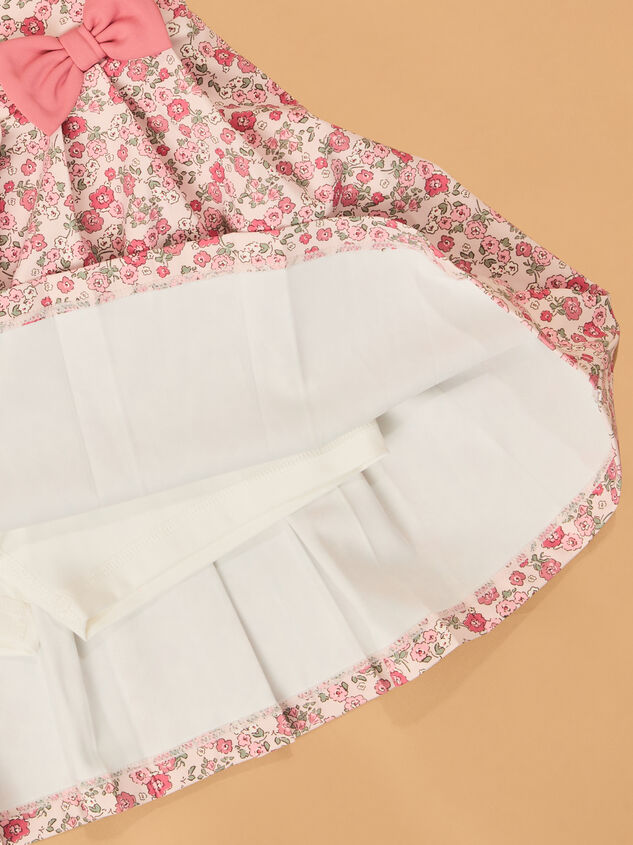 Sara Floral Athletic Dress Detail 3 - AS Kids