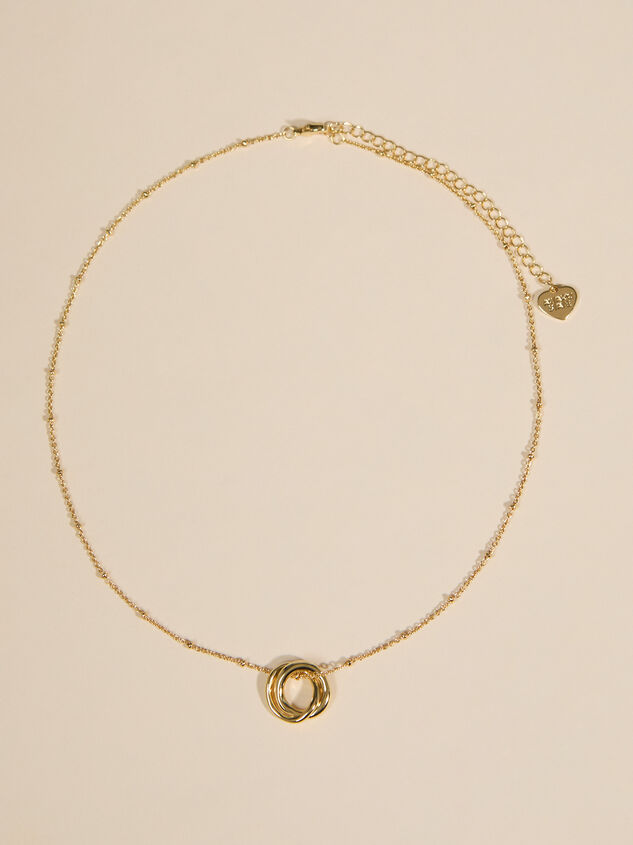 18K Gold Pray Wait Trust Necklace Detail 3 - ALTAR'D STATE KIDS