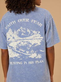 Faith Over Fear Graphic Tee Detail 2 - ALTAR'D STATE KIDS
