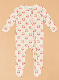 Sweet Strawberry Ruffle Back Footie - ALTAR'D STATE KIDS