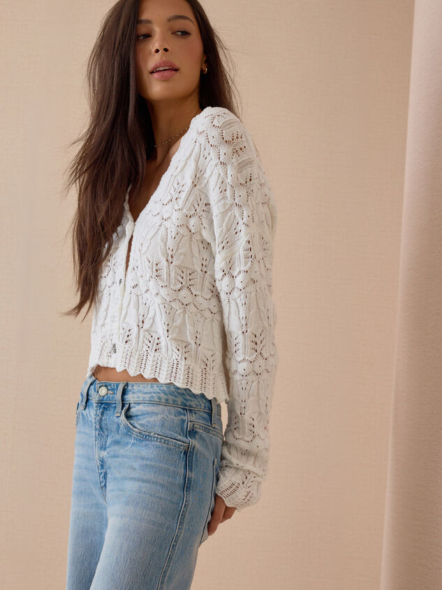 Ottiline Pointelle Button Up Top Detail 5 - AS Kids