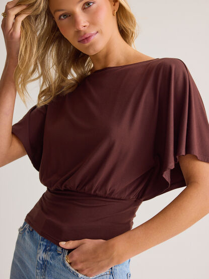 Mina Boatneck Fitted Top - AS Kids
