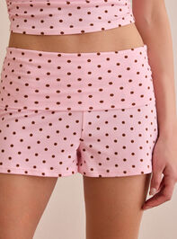 Fast Lane Polka Dot Foldover Shorts Detail 2 - ALTAR'D STATE KIDS
