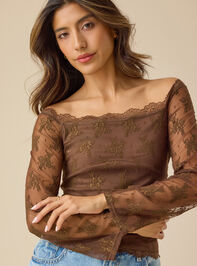 Vanessa Boat Neck Lace Top - ALTAR'D STATE KIDS