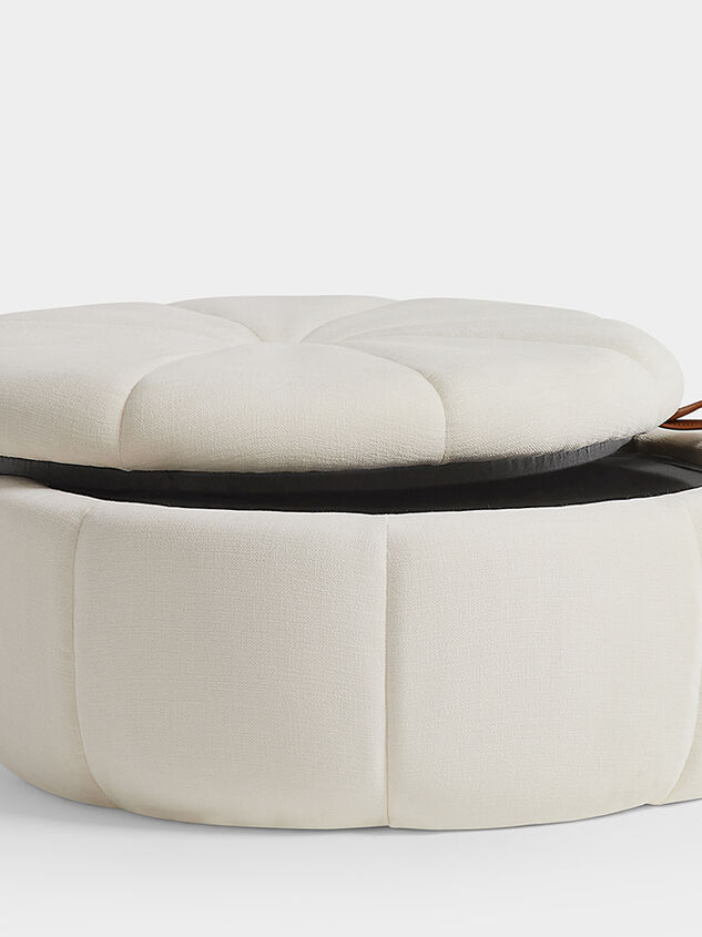 Bianca Upholstered Storage Ottoman Detail 3 - ALTAR'D STATE KIDS