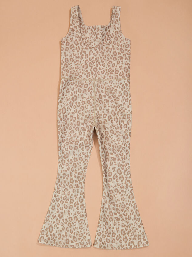 Lilah Leopard Flare Jumpsuit Detail 2 - ALTAR'D STATE KIDS