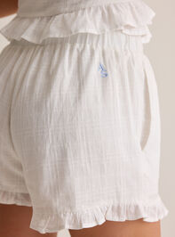 Alex Lace Trim Sleep Shorts Detail 5 - AS Kids