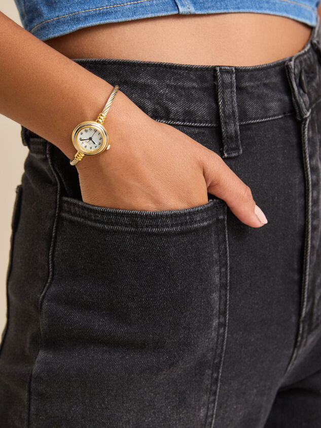 Twisted Cuff Round Watch - AS Kids