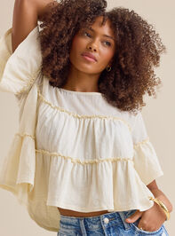 Calliope Tiered Babydoll Top Detail 3 - AS Kids