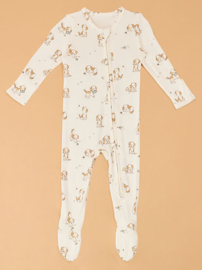 Explorer Puppies Long Sleeve Footie - AS Kids
