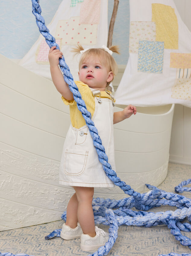 Piper Baby Denim Dress Detail 6 - AS Kids