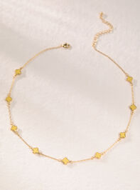 18k Yellow Clover Choker - AS Kids